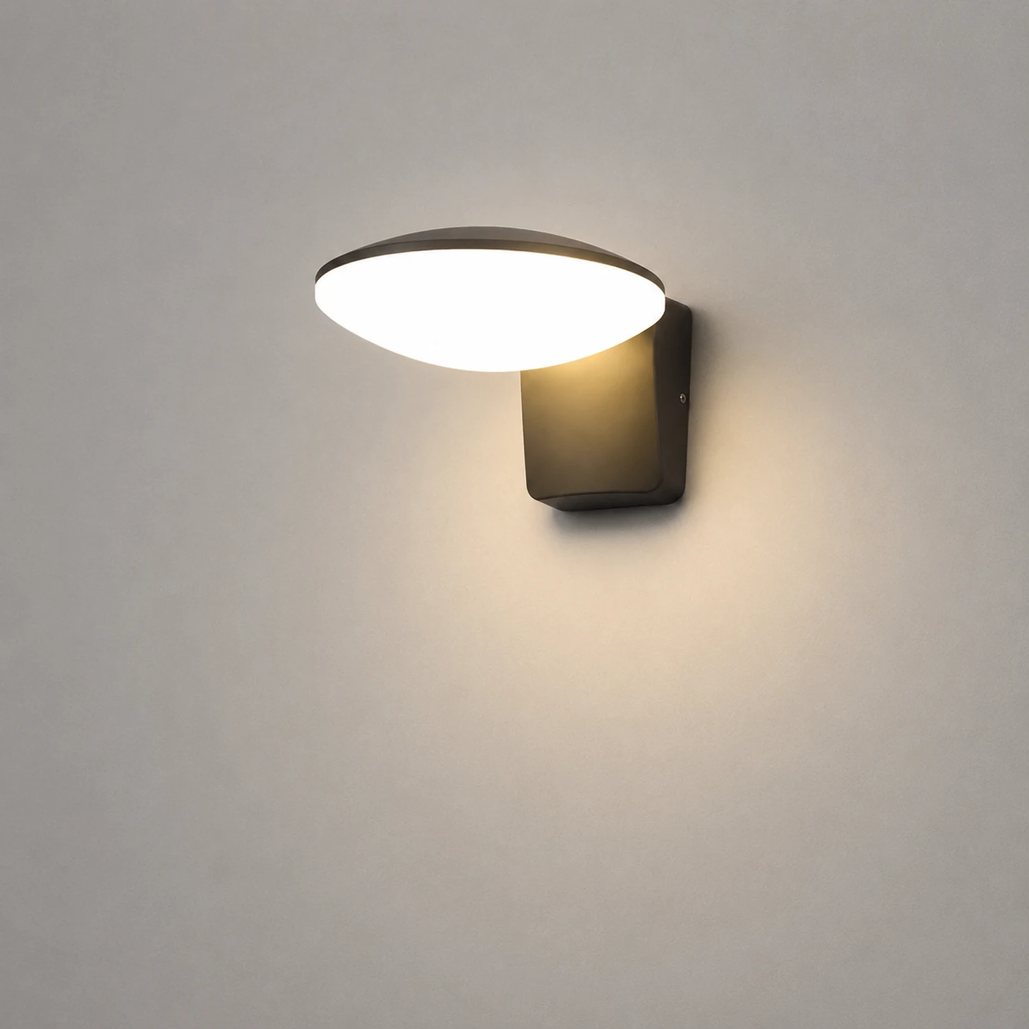 Waterproof Modern Simple Outdoor Solar LED Wall Light for Terrace Balcony - Lumpaz