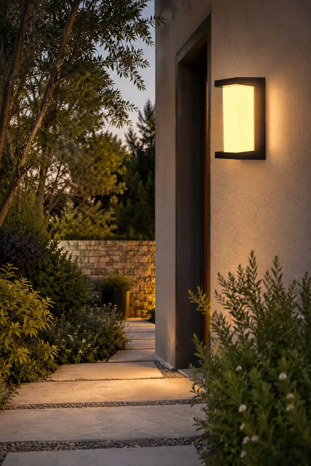 Creative Geometric Waterproof Black Modern Outdoor Wall Lights Wall Lamp - Lumpaz