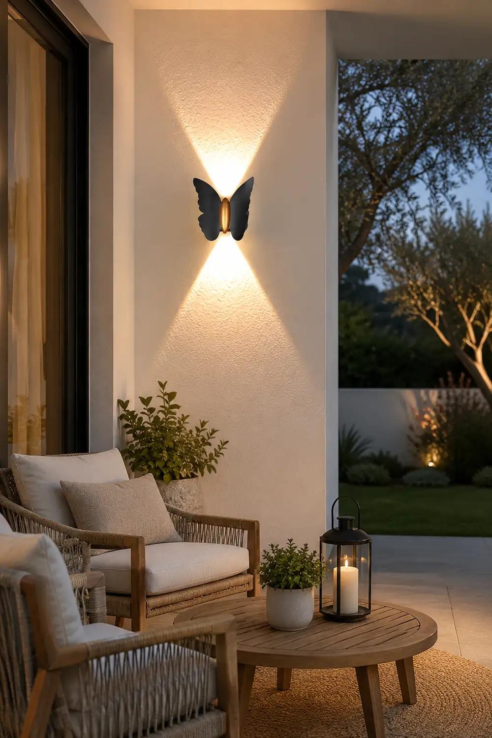 Butterflies Up and Down Light LED Waterproof Outdoor Wall Washer Lights - Lumpaz