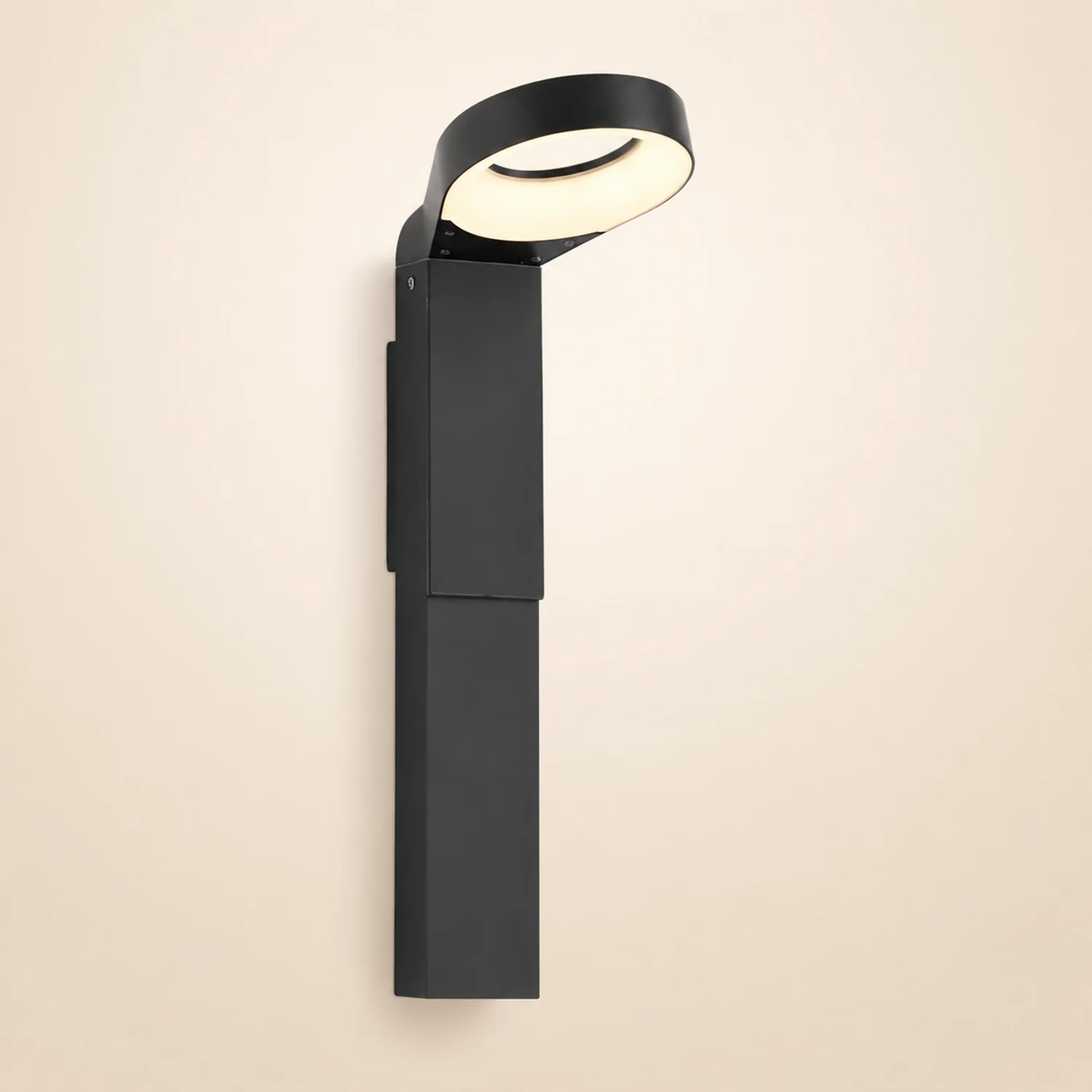 Spoon-shaped Waterproof 18W LED Black Modern Wall Lamp Pathway Lights - Lumpaz