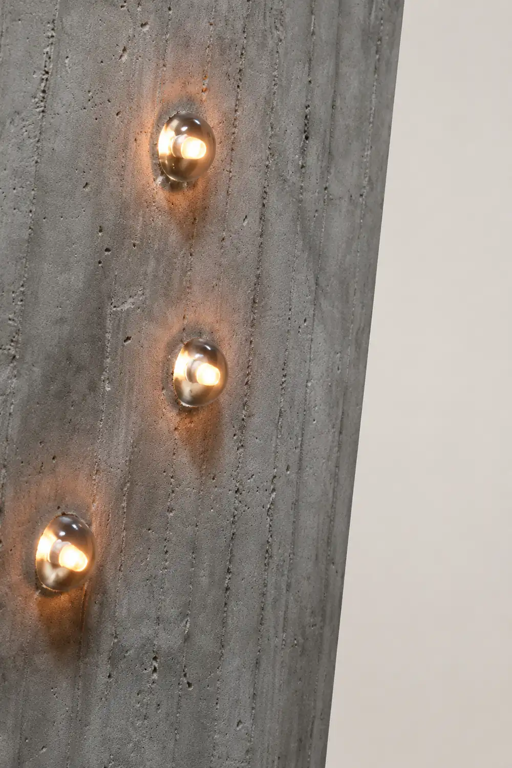 Round Bowl Glass LED Waterproof Transparent Rustic Outdoor Wall Lights - Lumpaz