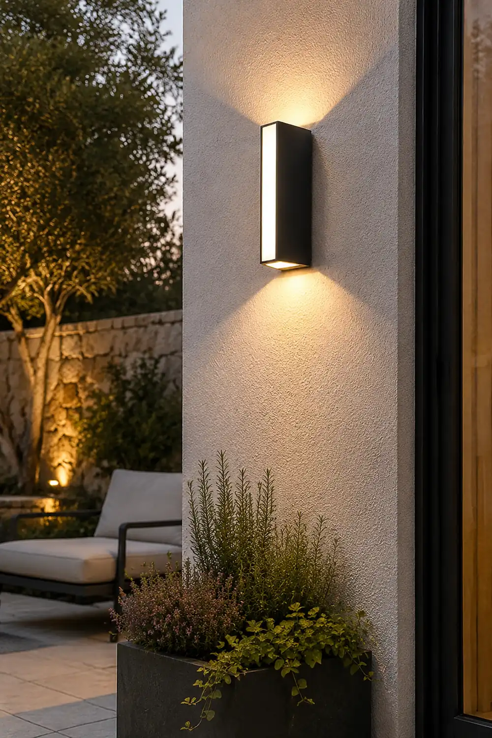 Outdoor Waterproof LED Exterior Wall Lights for Courtyard Garden Fence Decorative - Lumpaz