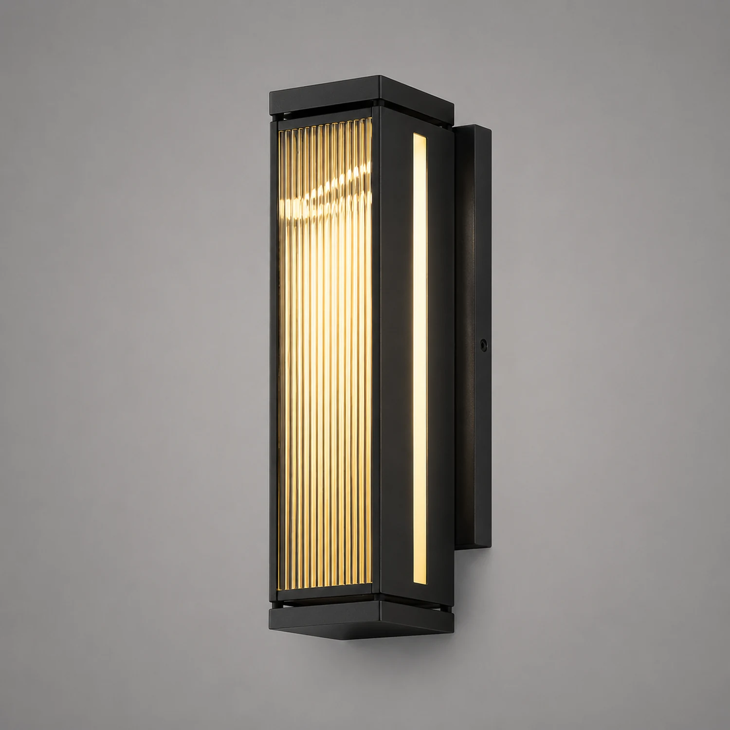 Waterproof Villa Courtyard Gate Unique Hollowed Design Wall Lamp for Outdoor - Lumpaz