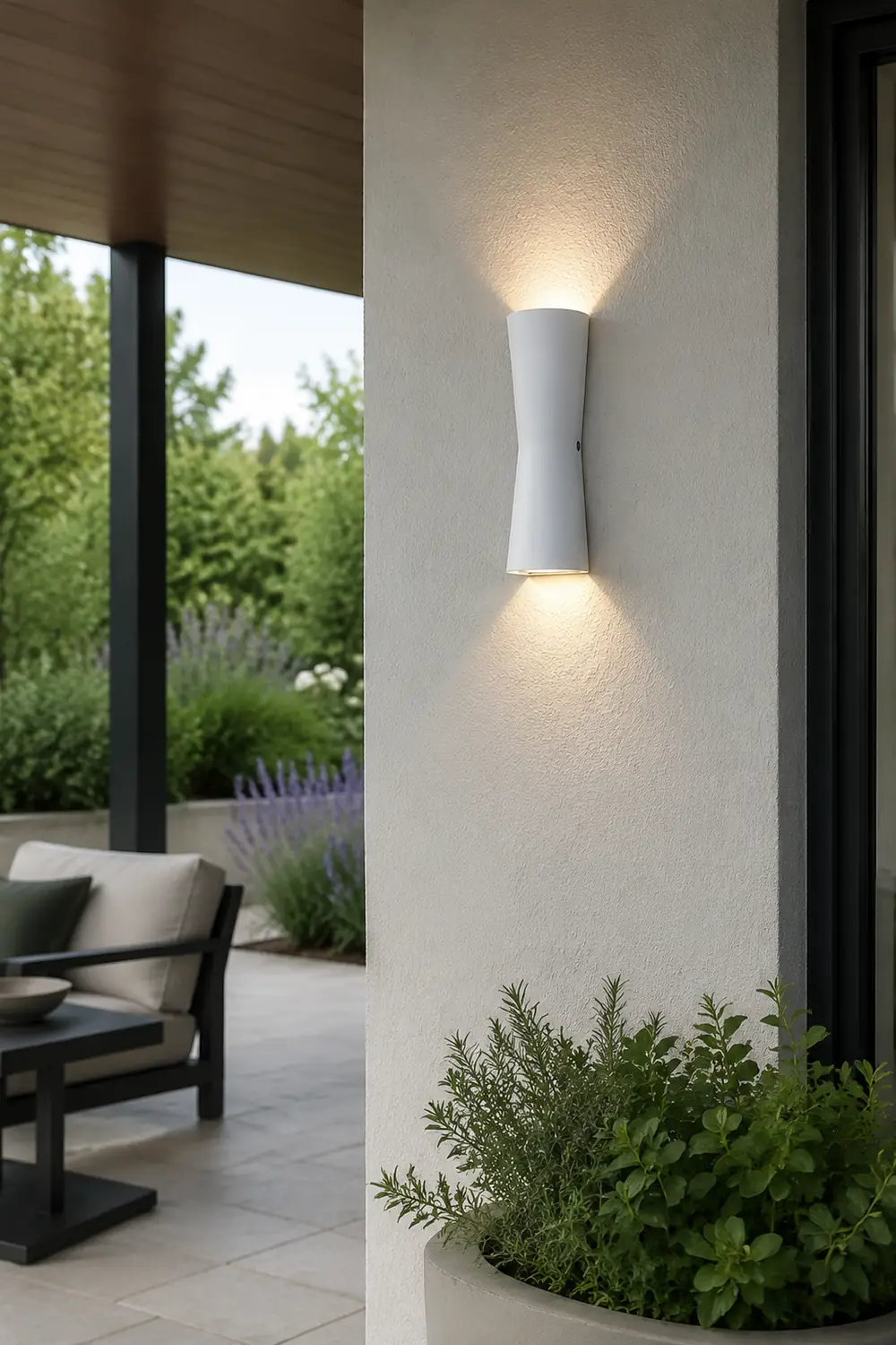 Waterproof LED Up and Down Lights Modern Wall Lamp Wall Washer Light - Lumpaz