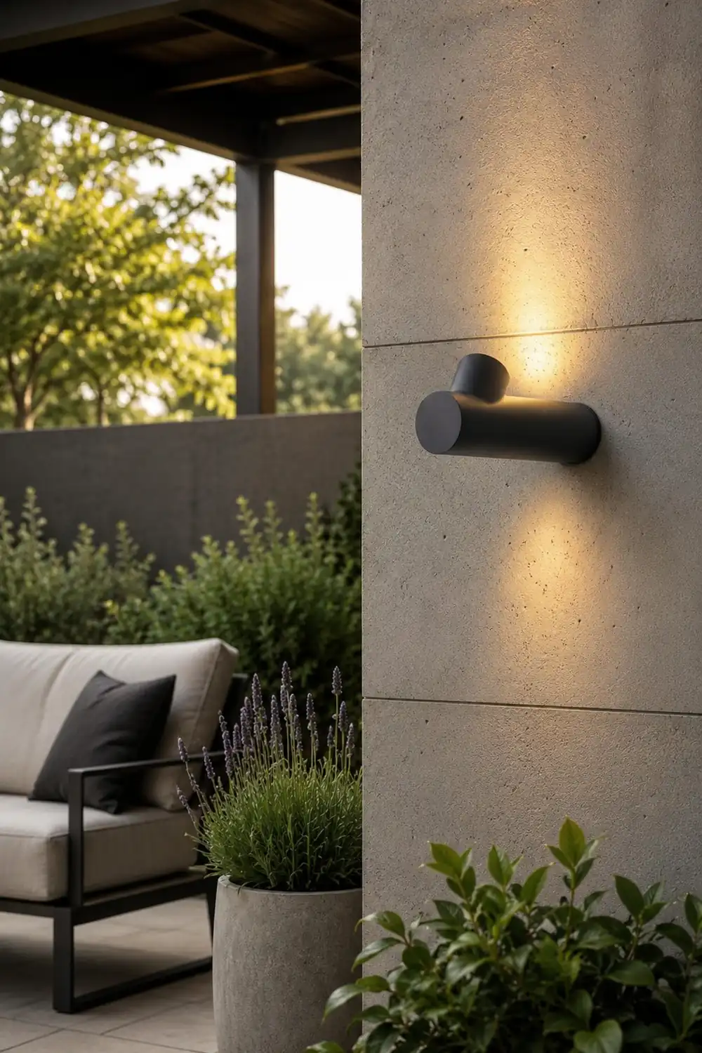 Slender Tube Creative LED Waterproof Modern Outdoor Wall Lights Wall Lamp - Lumpaz
