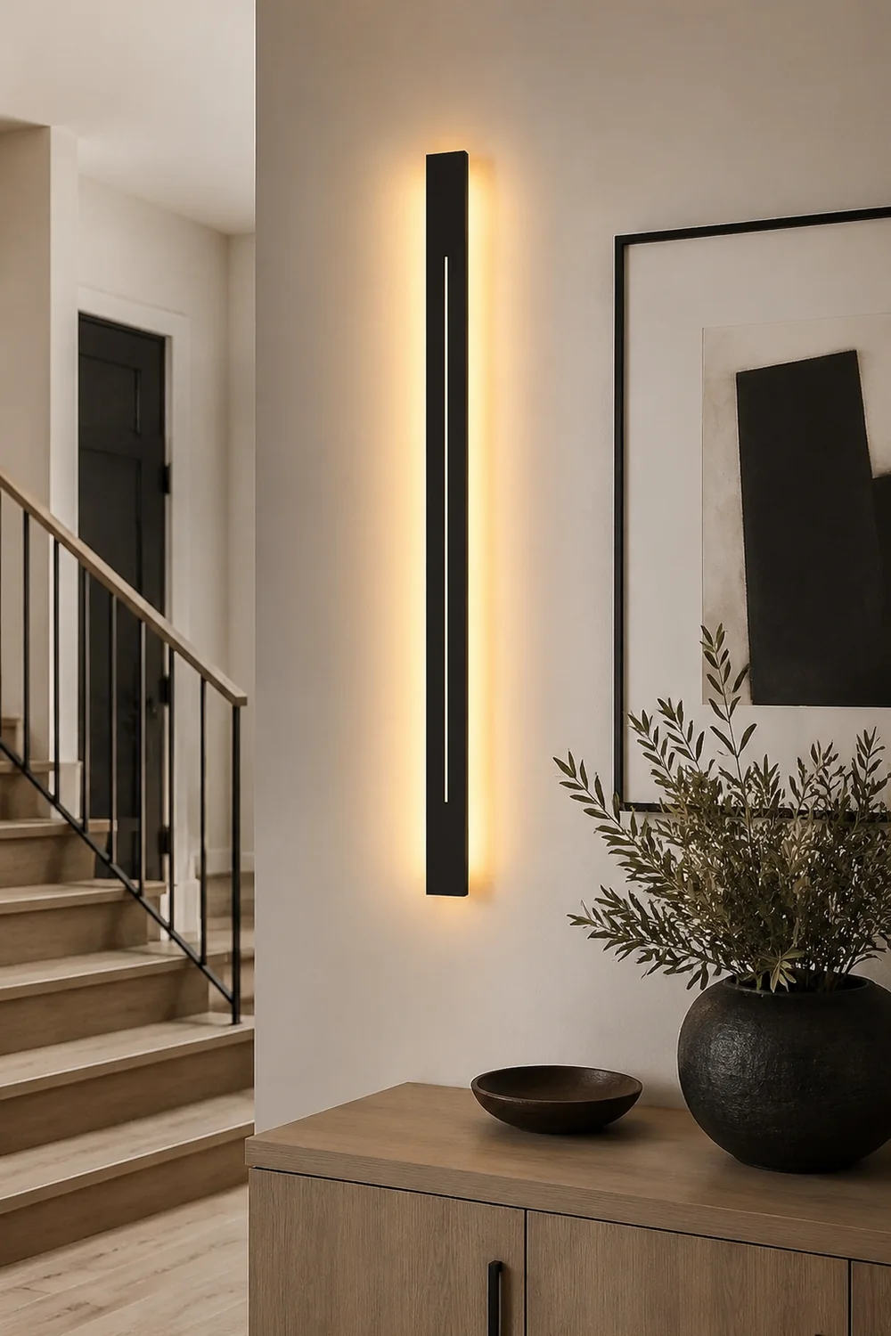 Long Strip Three Step Dimming LED Modern Wall Lights Sconces Lighting - Lumpaz