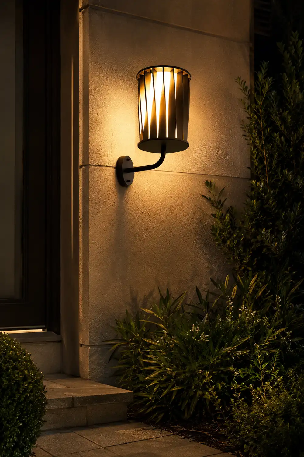 Creative Twisted Waterproof LED Modern Outdoor Wall Lamp Plug in Wall Lights - Lumpaz