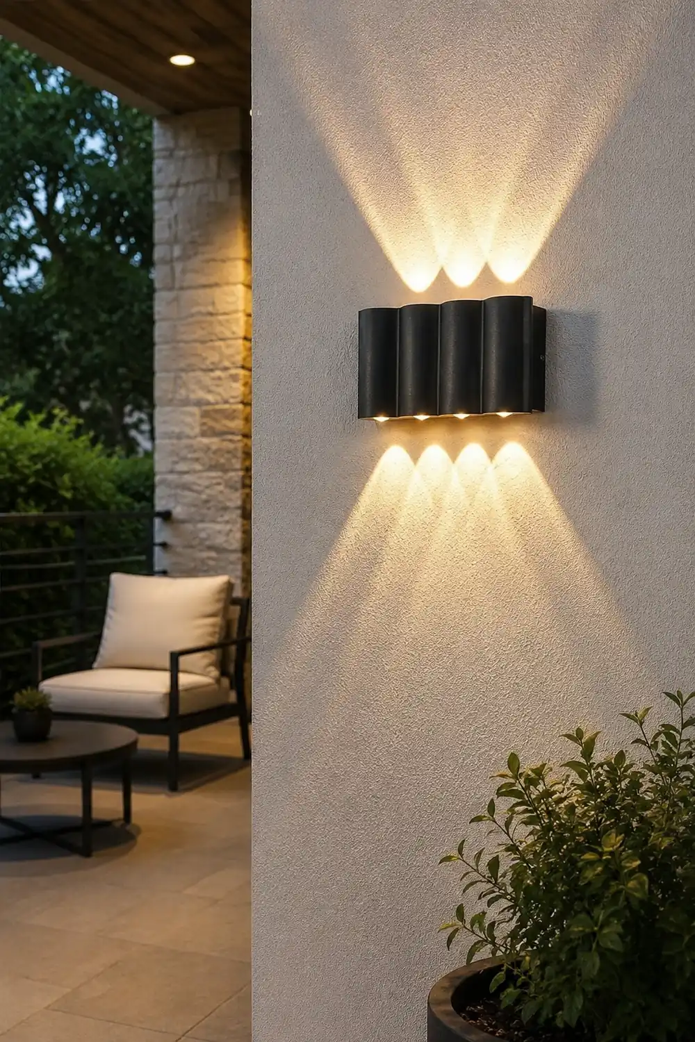 Creative Wave Up and Down Light LED Waterproof Modern Wall Washer Light - Lumpaz