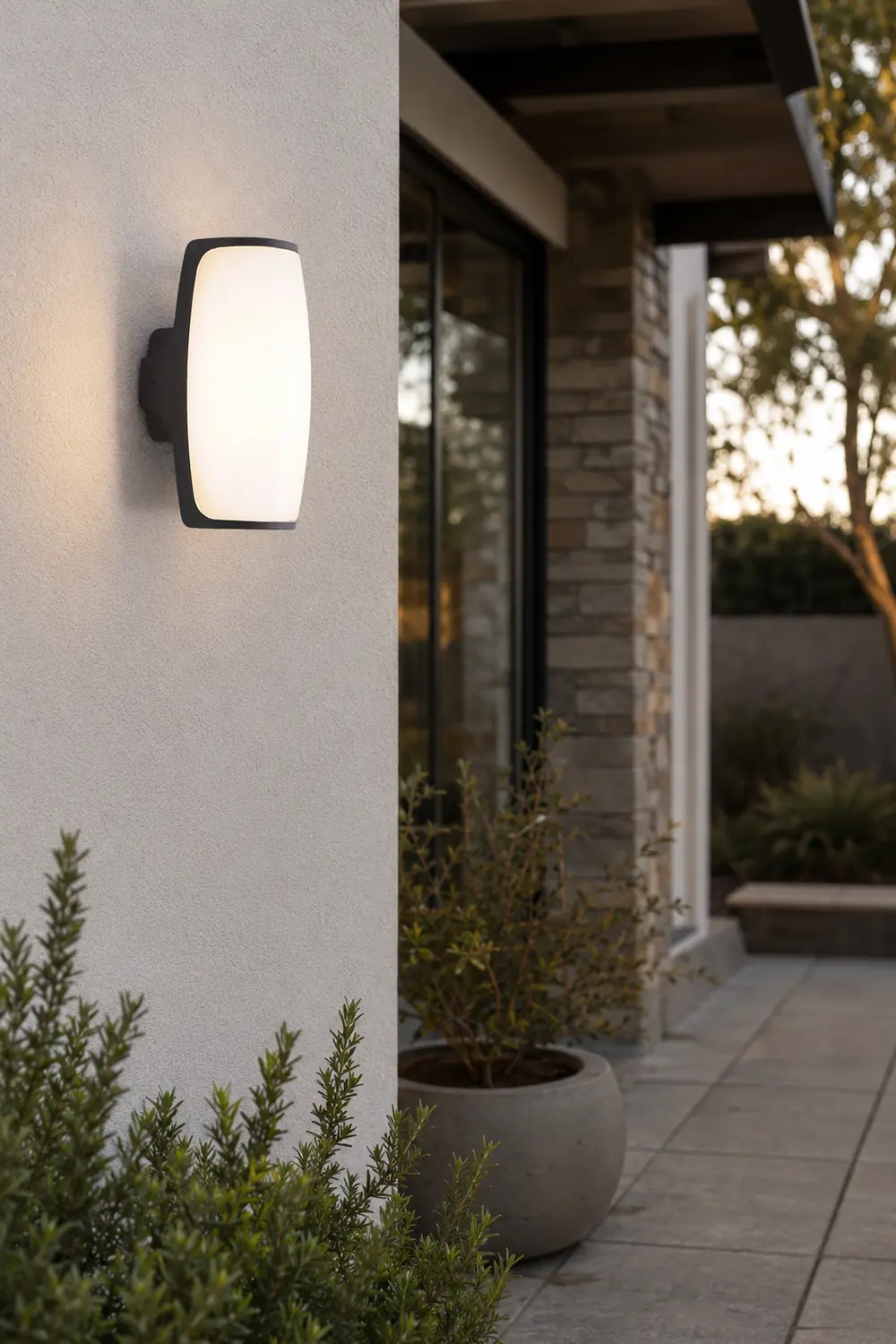 Unique Double-layer Lampshade Waterproof Outdoor LED Wall Lamp for Villa Courtyard Balcony - Lumpaz