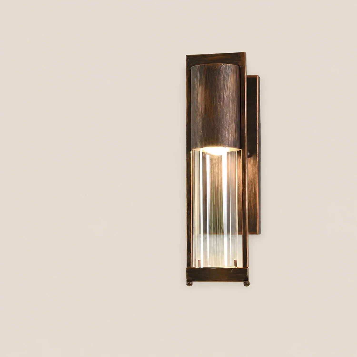 Antique Waterproof Glass Modern Outdoor Wall Sconce Lighting Wall Lamp - Lumpaz