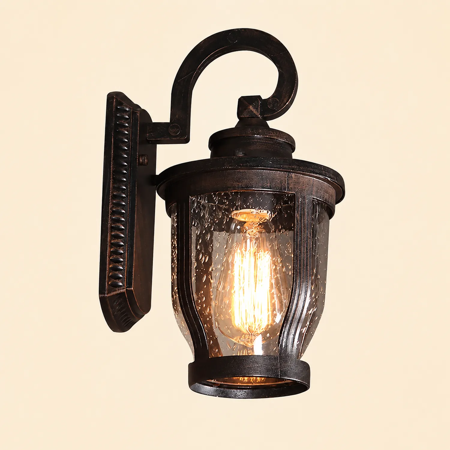 Retro Creative Waterproof Bubbles Glass Vintage Outdoor Wall Lights - Lumpaz