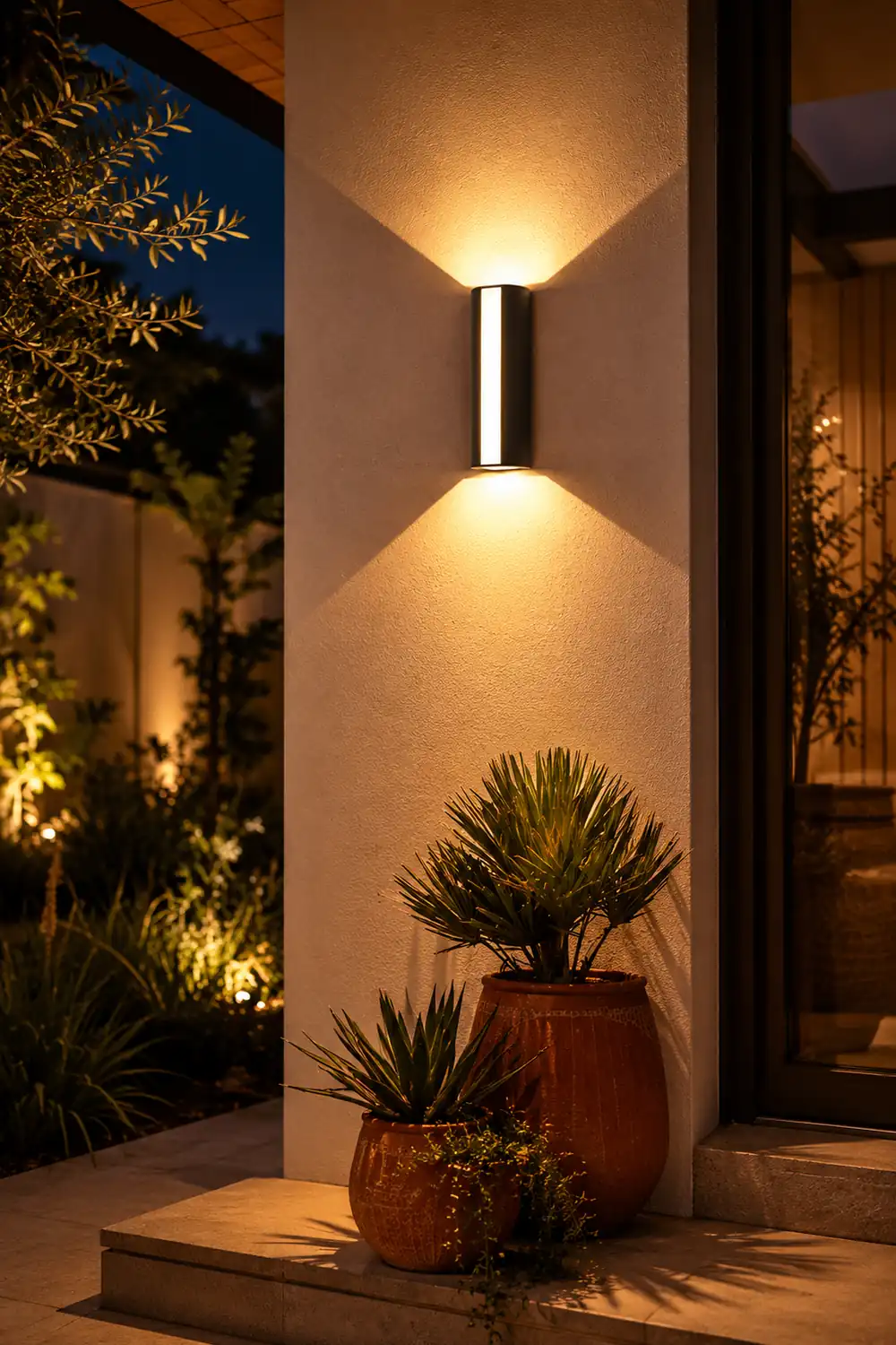 Outdoor Waterproof LED Exterior Wall Lights for Courtyard Garden Fence Decorative - Lumpaz
