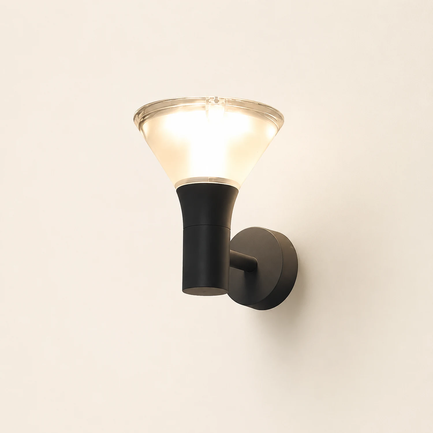 Round LED Waterproof Nordic Sconces Wall Lamp Outdoor Lights Path Lights - Lumpaz