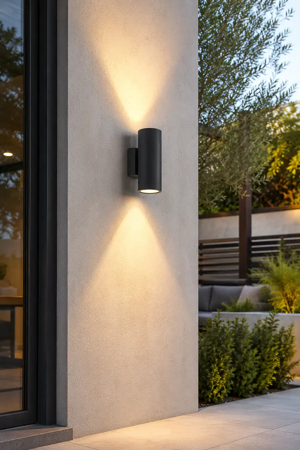 Round up and down Lighting LED Waterproof Modern Outdoor Wall Lights - Lumpaz
