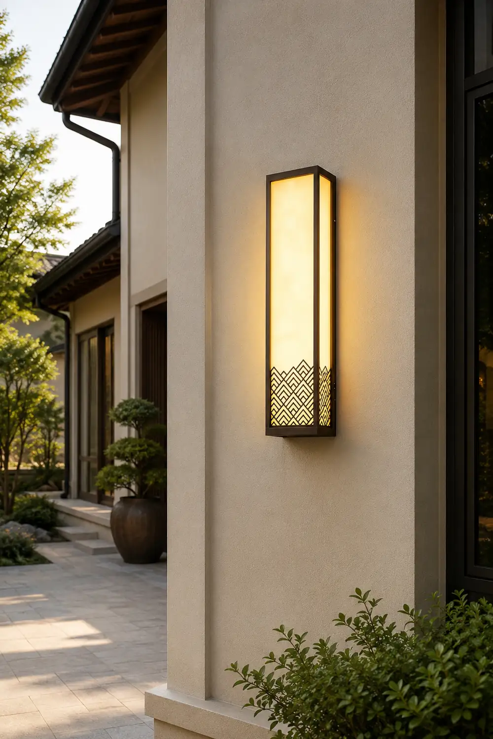 Vintage Waterproof Stainless Steel Brown Wall Lamp Exterior Lights - Lumpaz