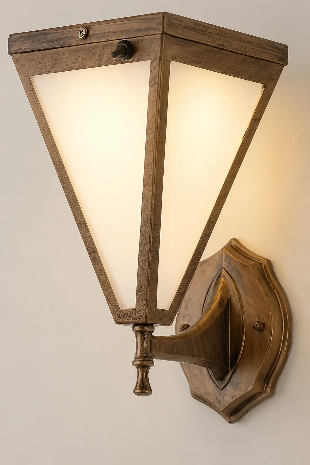 Retro Dimmable LED Waterproof Modern Solar Plug in Wall Sconce Wall Lamp - Lumpaz
