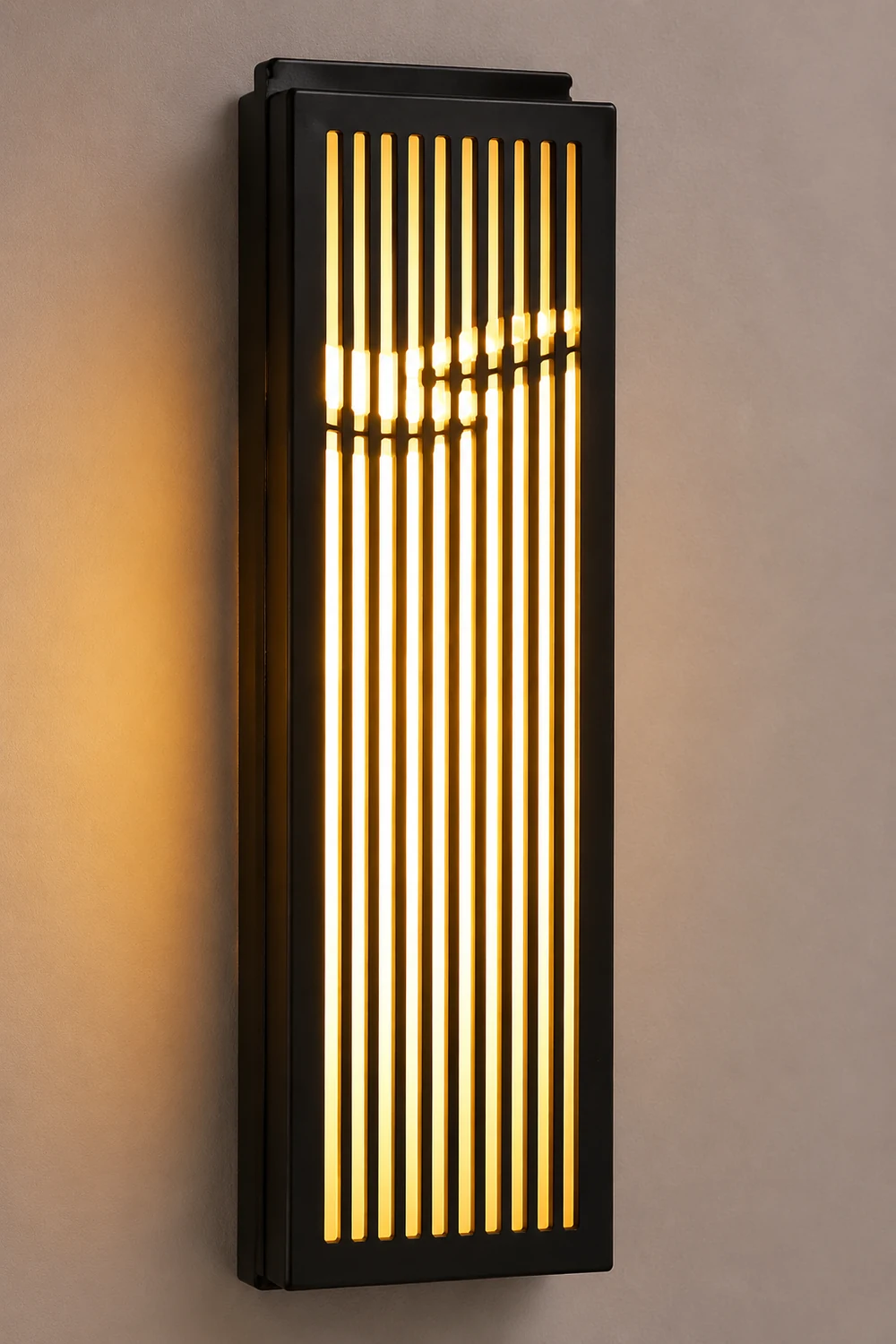 Waterproof Villa Courtyard Gate Unique Hollowed Design Wall Lamp for Outdoor - Lumpaz
