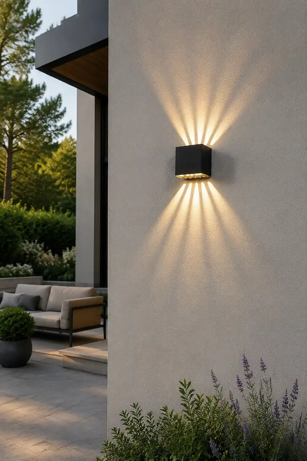 Creative LED Up and Down Lights Outdoor Wall Lights Wall Lamp Wall Sconce Lighting - Lumpaz