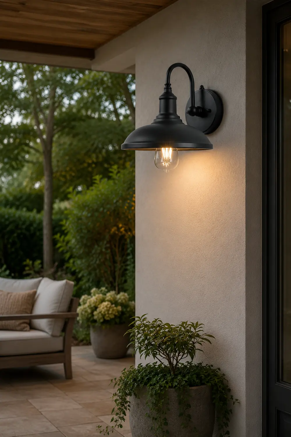 Retro Outdoor Waterproof Induction LED Wall Sconces Balcony Stair Garden Light - Lumpaz