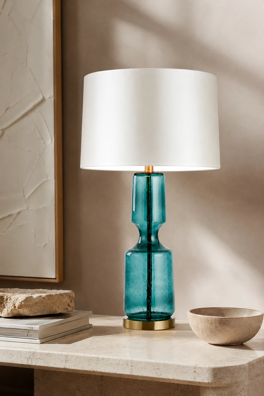 Antero Teal Table Lamp - Lumpaz