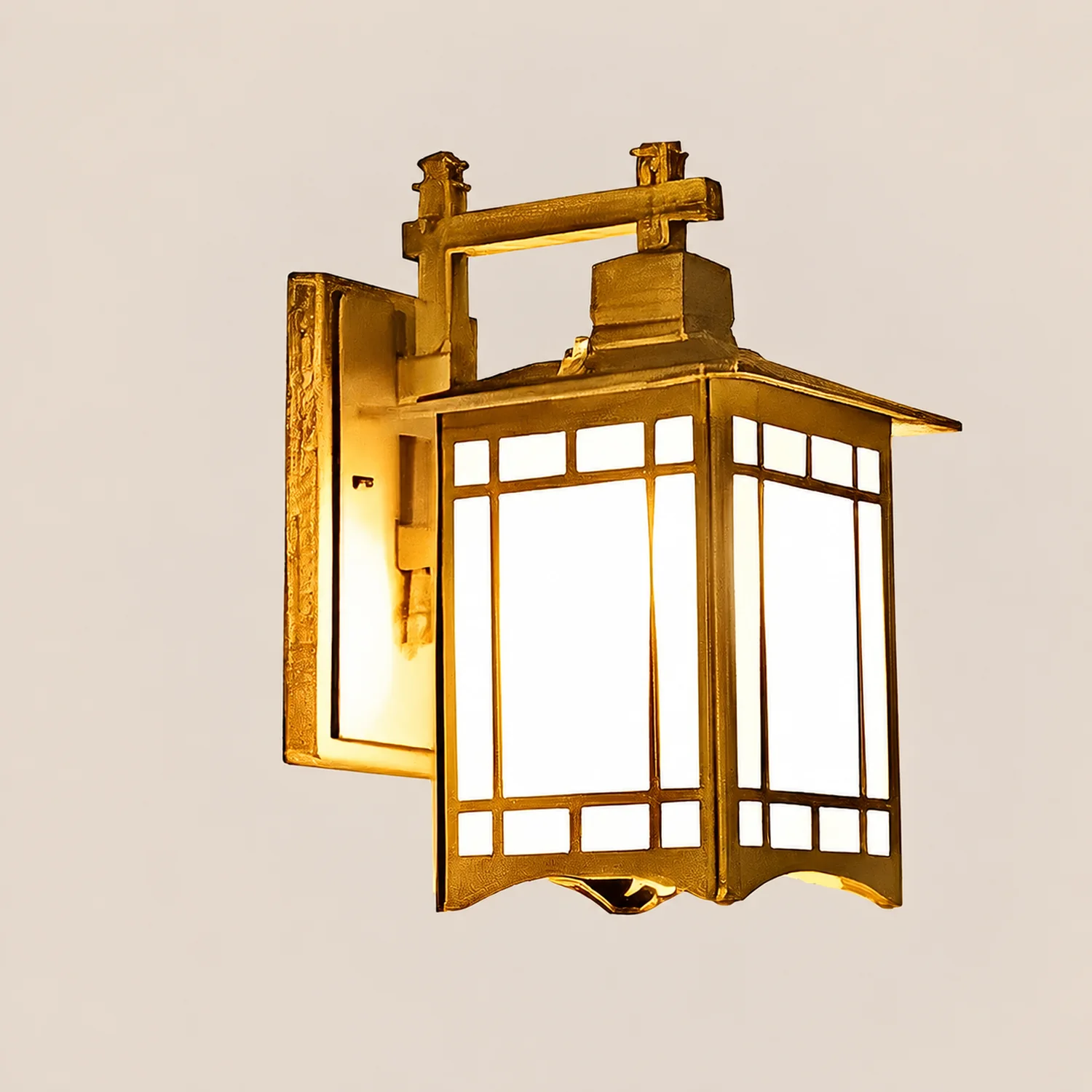 Retro Waterproof LED Vintage Solar Wall Lamp with Remote Wall Sconce Lighting - Lumpaz