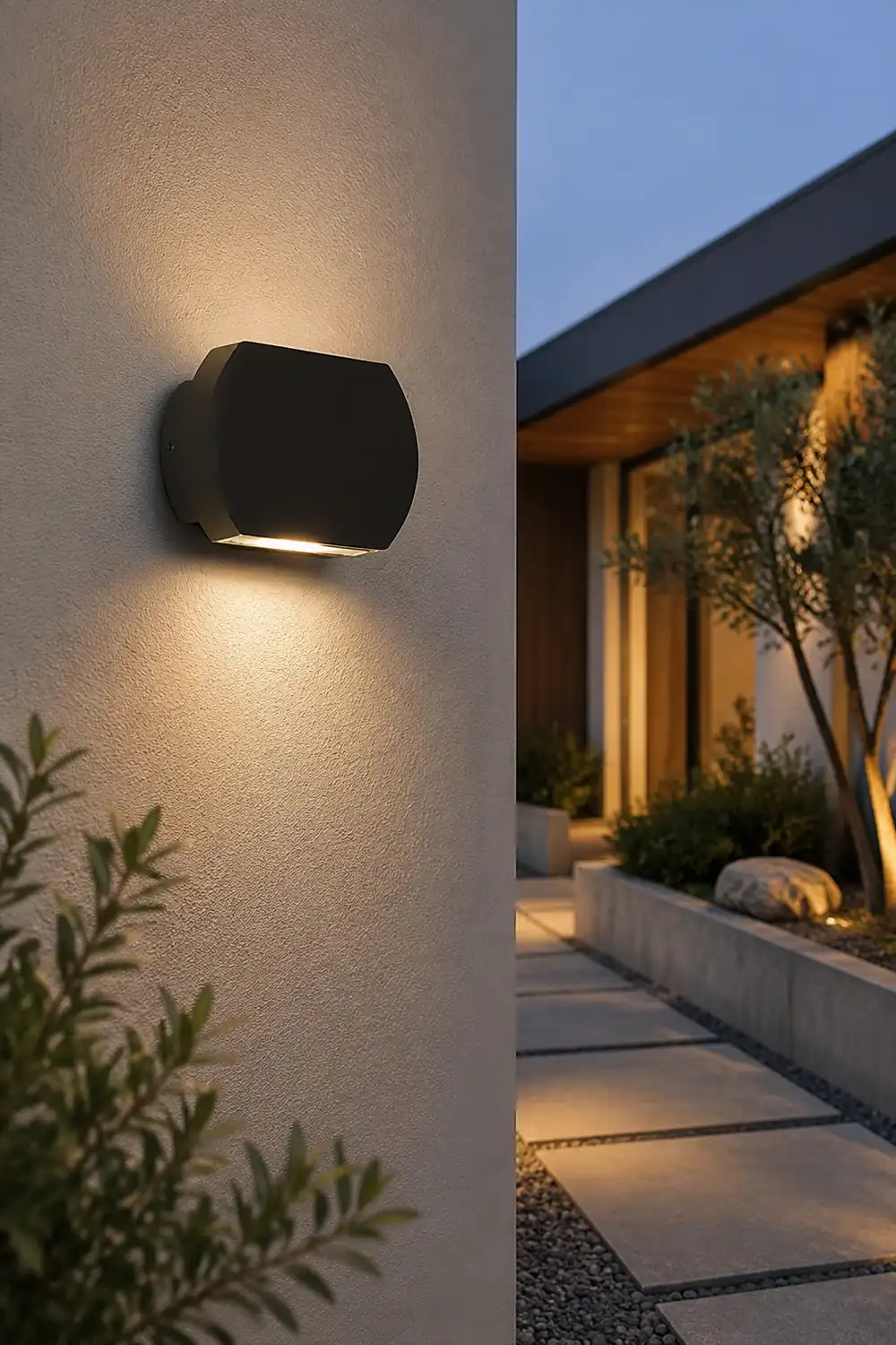 Nordic Minimalist Outdoor LED Waterproof Wall Light for Villa Courtyard Aisle - Lumpaz