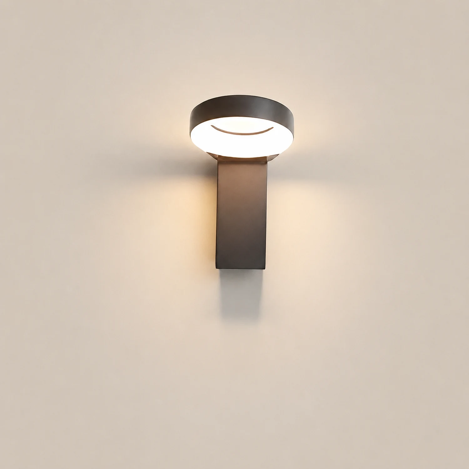 Spoon-shaped Waterproof 18W LED Black Modern Wall Lamp Pathway Lights - Lumpaz