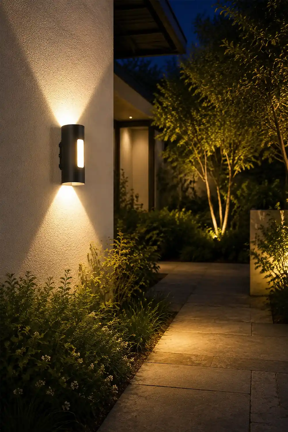 Minimalist Waterproof LED Wall Light for Outdoor Stair Terrace Garden Courtyard - Lumpaz
