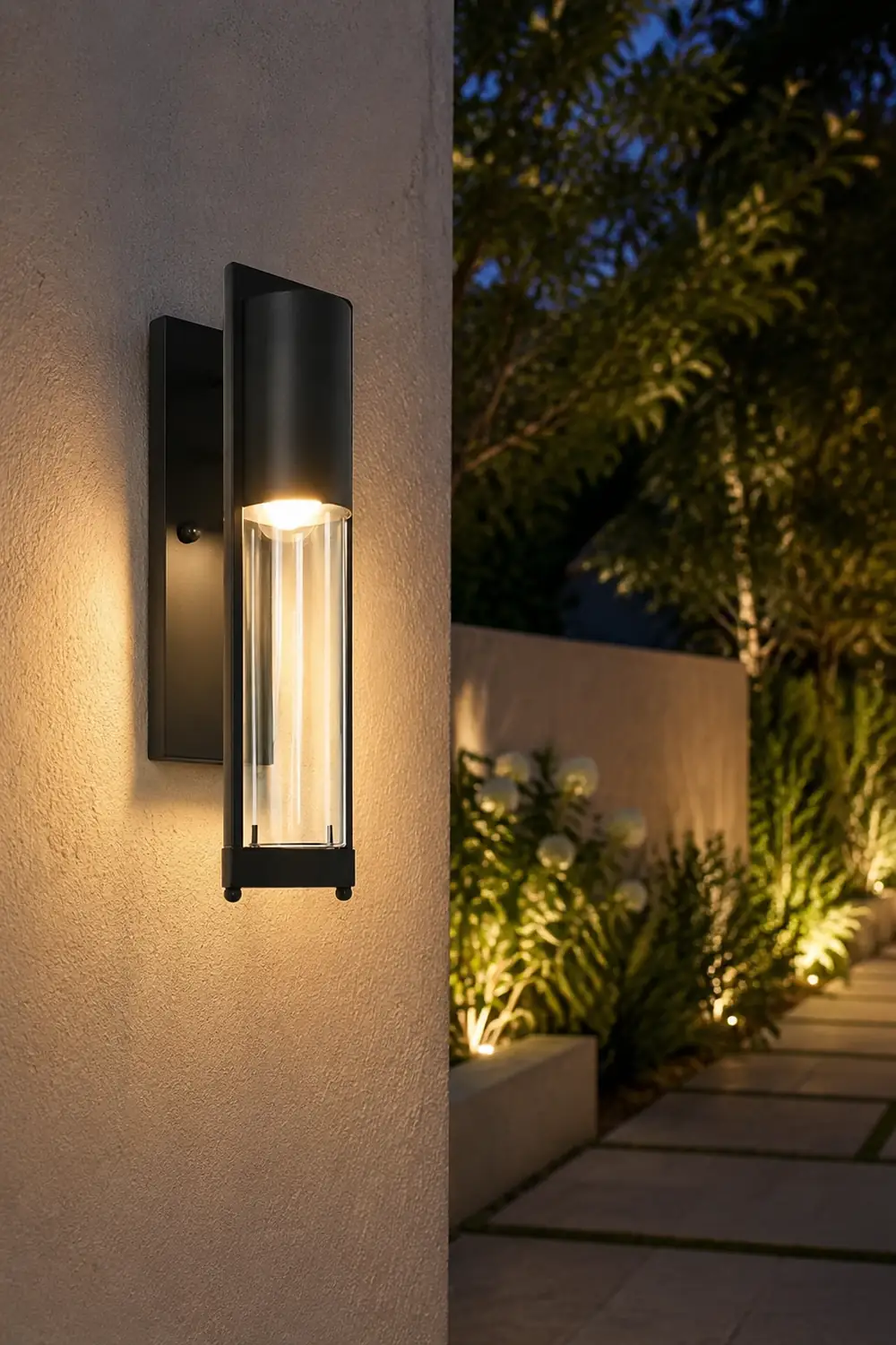 Antique Waterproof Glass Modern Outdoor Wall Sconce Lighting Wall Lamp - Lumpaz