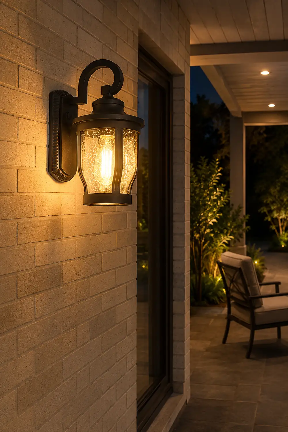 Retro Creative Waterproof Bubbles Glass Vintage Outdoor Wall Lights - Lumpaz