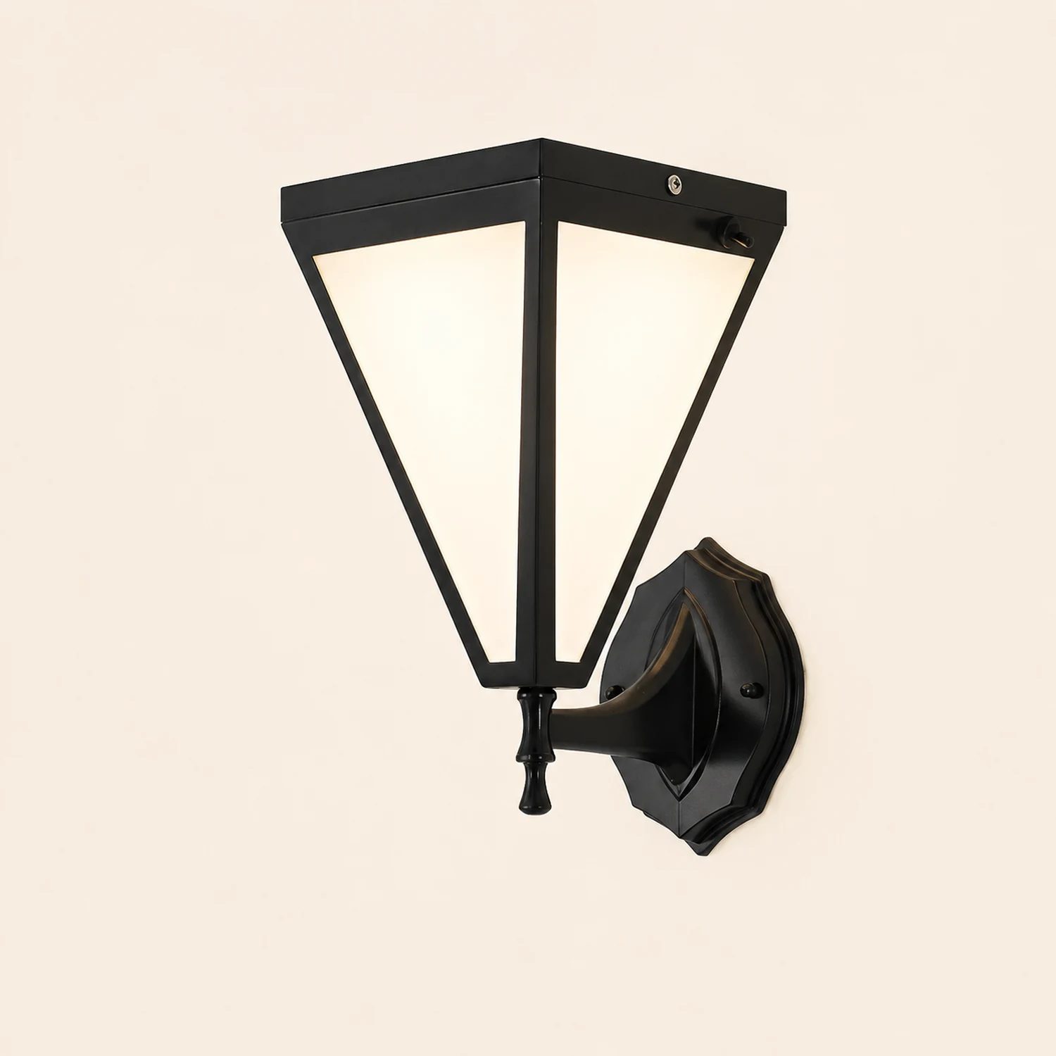 Retro Dimmable LED Waterproof Modern Solar Plug in Wall Sconce Wall Lamp - Lumpaz