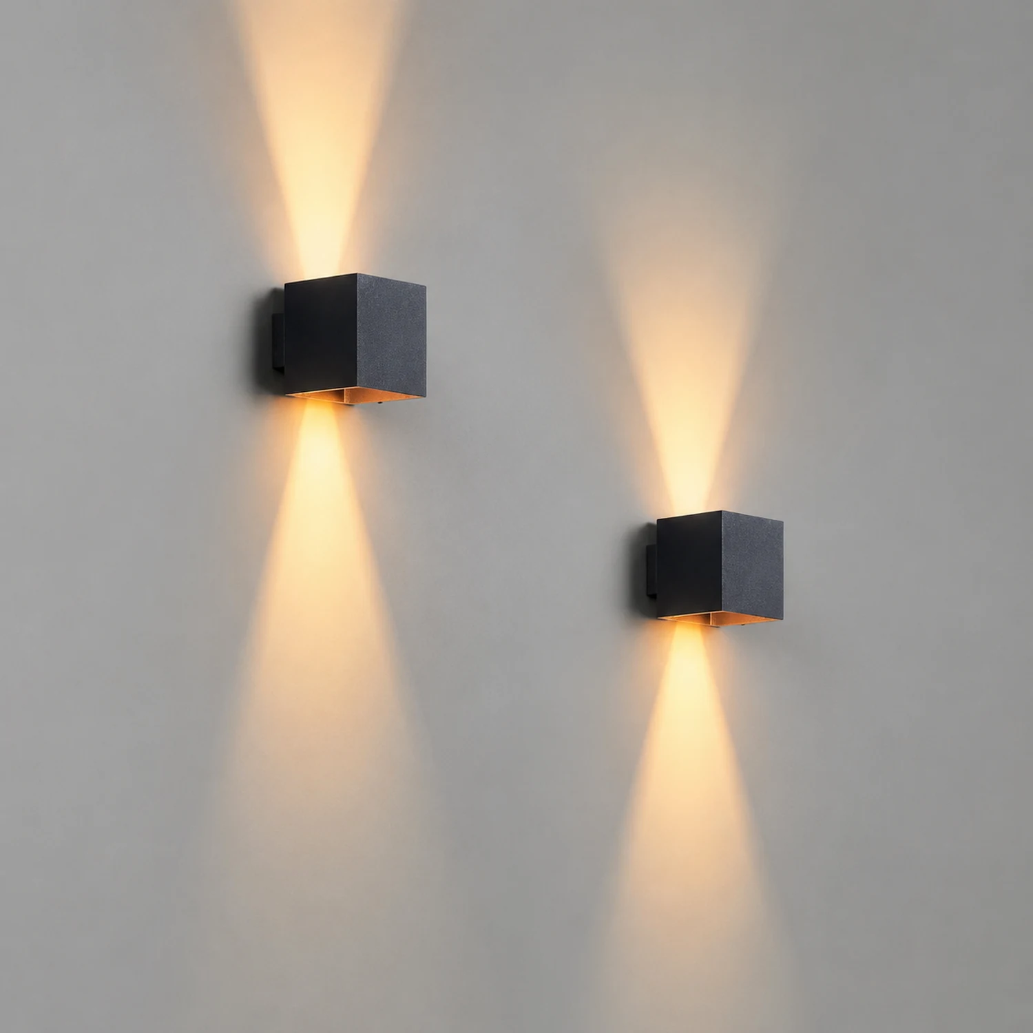 Up down Lighting Waterproof Adjustable Beam Angle Outdoor Wall Lights - Lumpaz