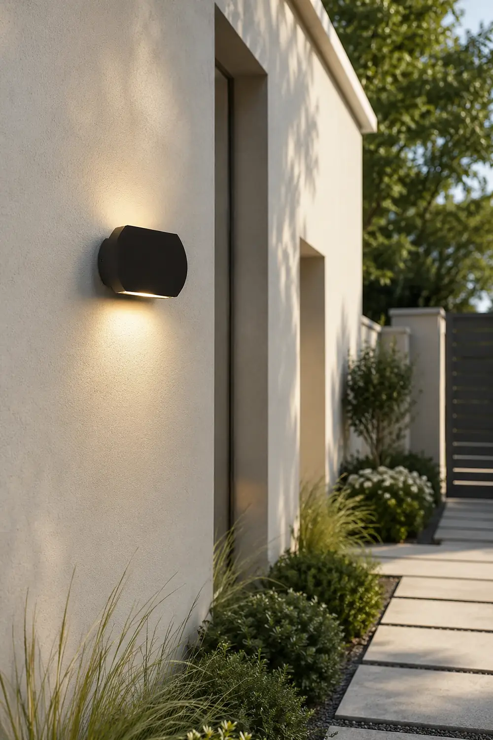 Nordic Minimalist Outdoor LED Waterproof Wall Light for Villa Courtyard Aisle - Lumpaz