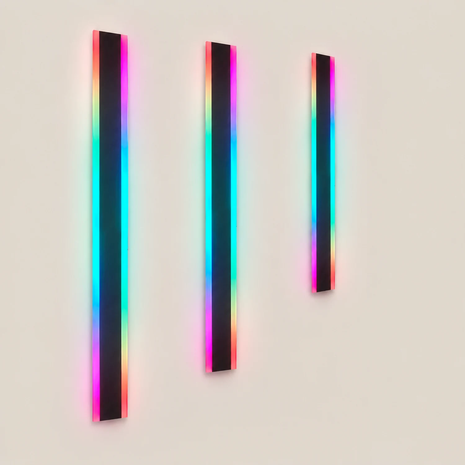 Long Strip Waterproof LED RGB Multi Color Modern Outdoor Sconces - Lumpaz
