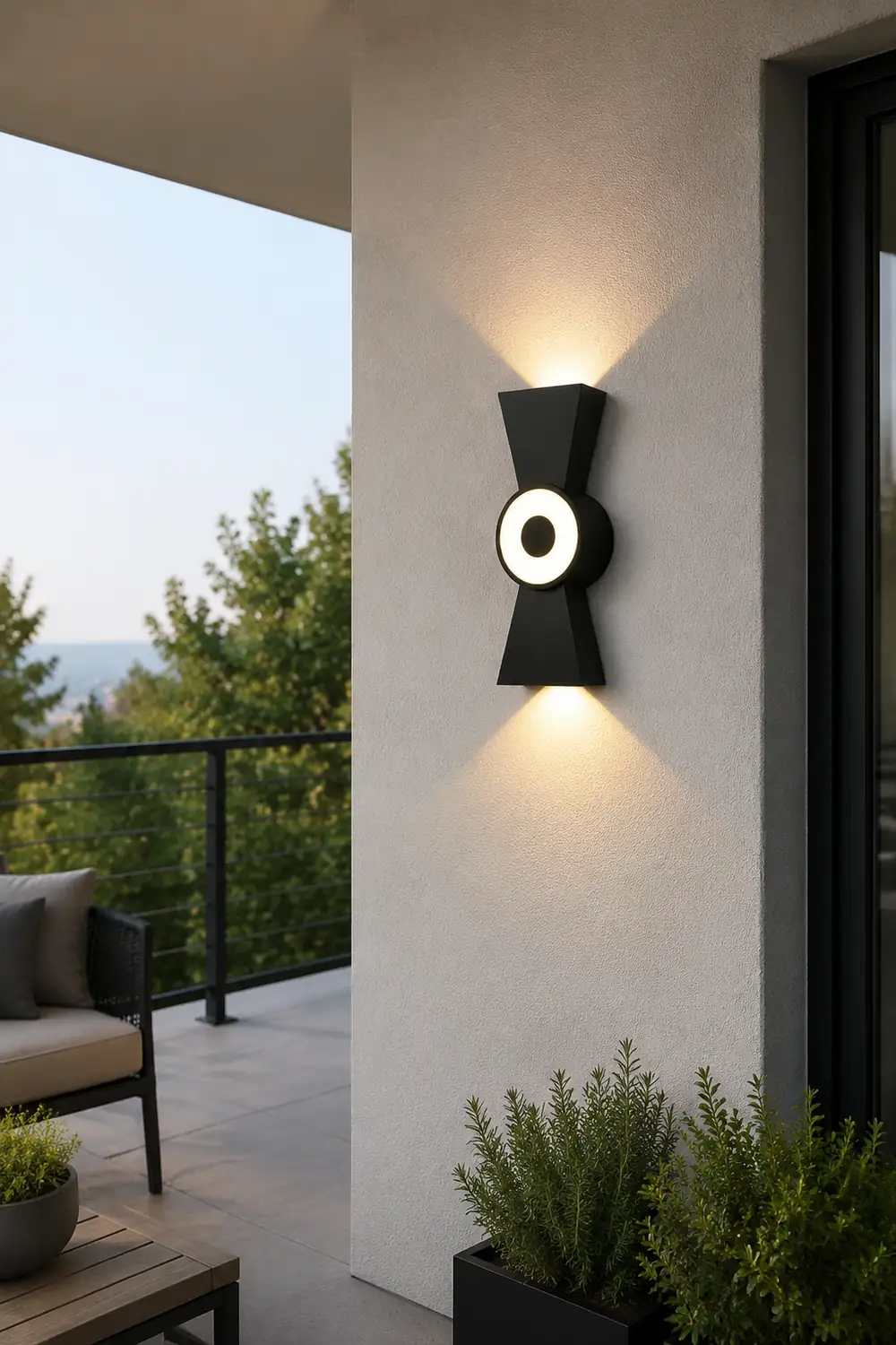 LED Up and Down Lights Waterproof Modern Wall Washer Light Wall Lamp - Lumpaz
