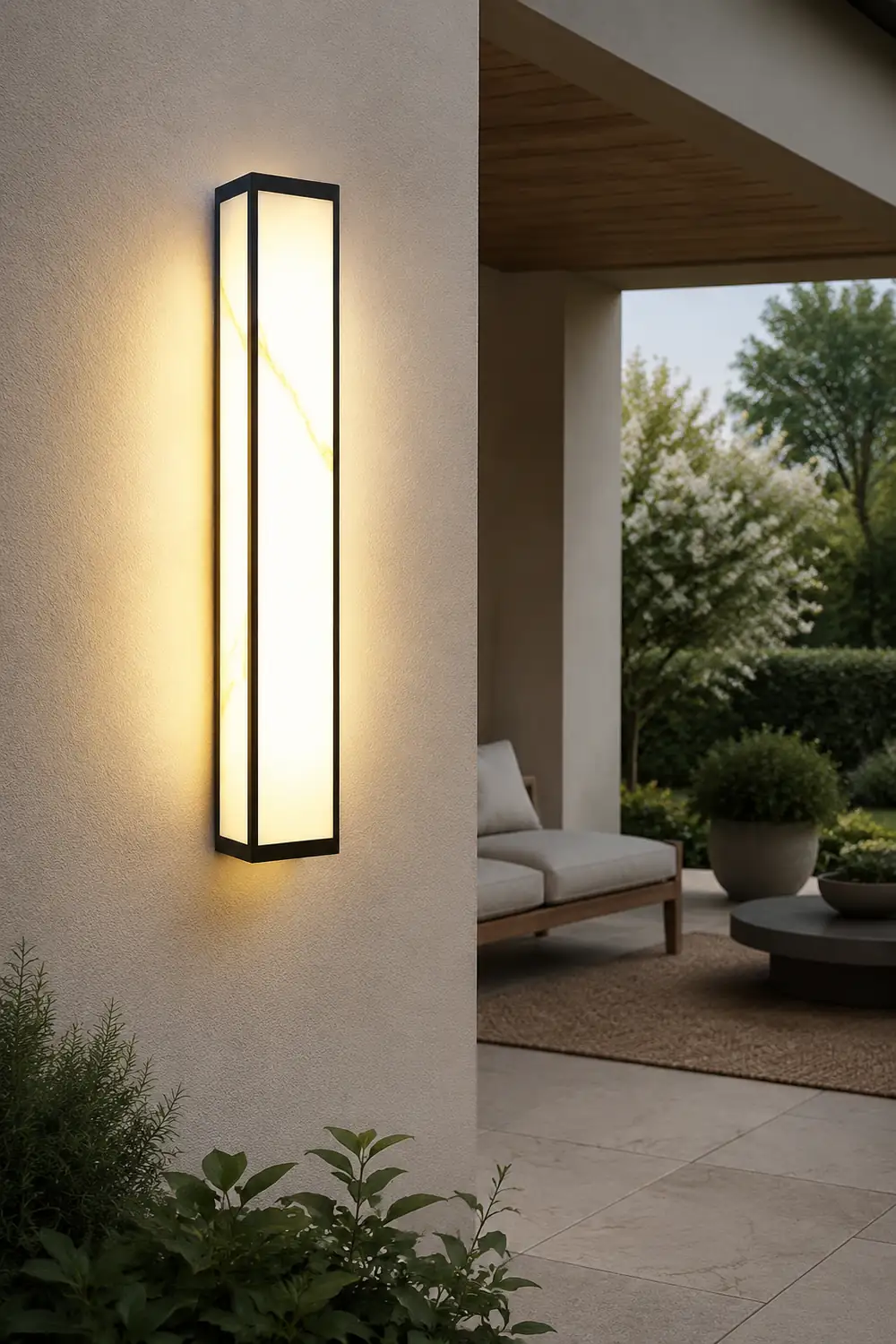 Rectangle Outdoor Wall Lights LED Wall Lamp Wall Sconce Lighting Wall Mounted Lights - Lumpaz