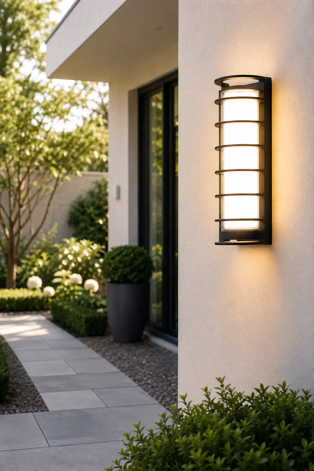 Outdoor Waterproof Double-layer Lampshade Gate Column Exterior Wall Sconces - Lumpaz
