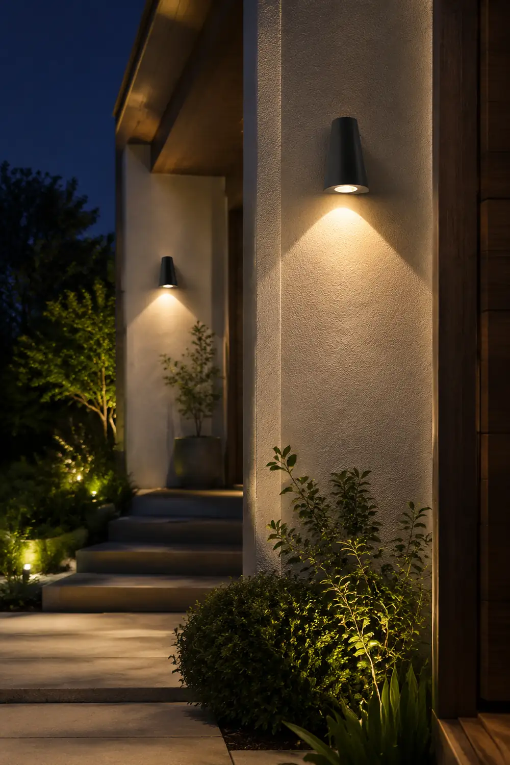 Nordic Minimalist Outdoor LED Waterproof Wall Light for Courtyard Aisle Balcony - Lumpaz