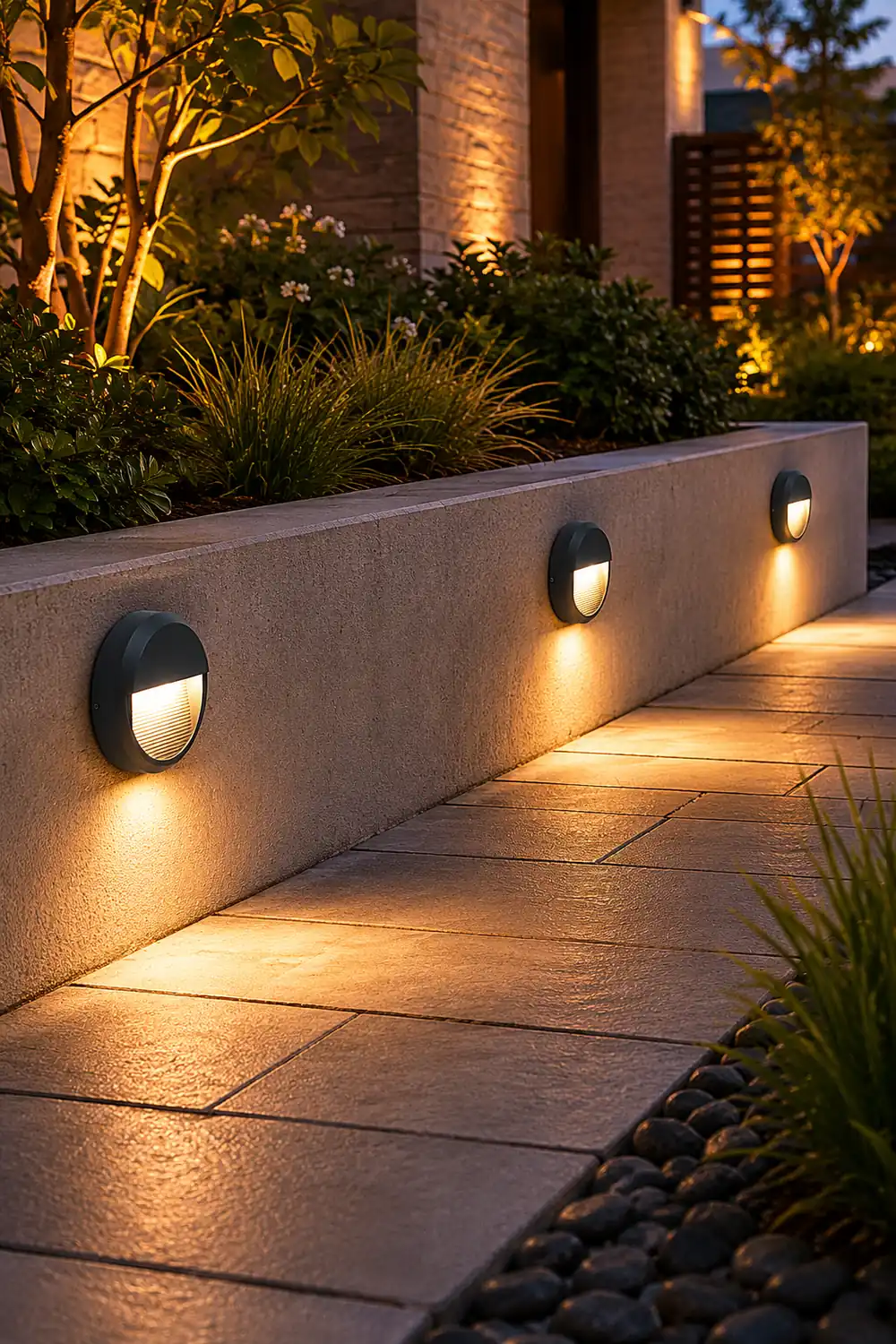 Waterproof Outdoor LED Step Lights Corner Lamp for Villa Courtyard Garden - Lumpaz