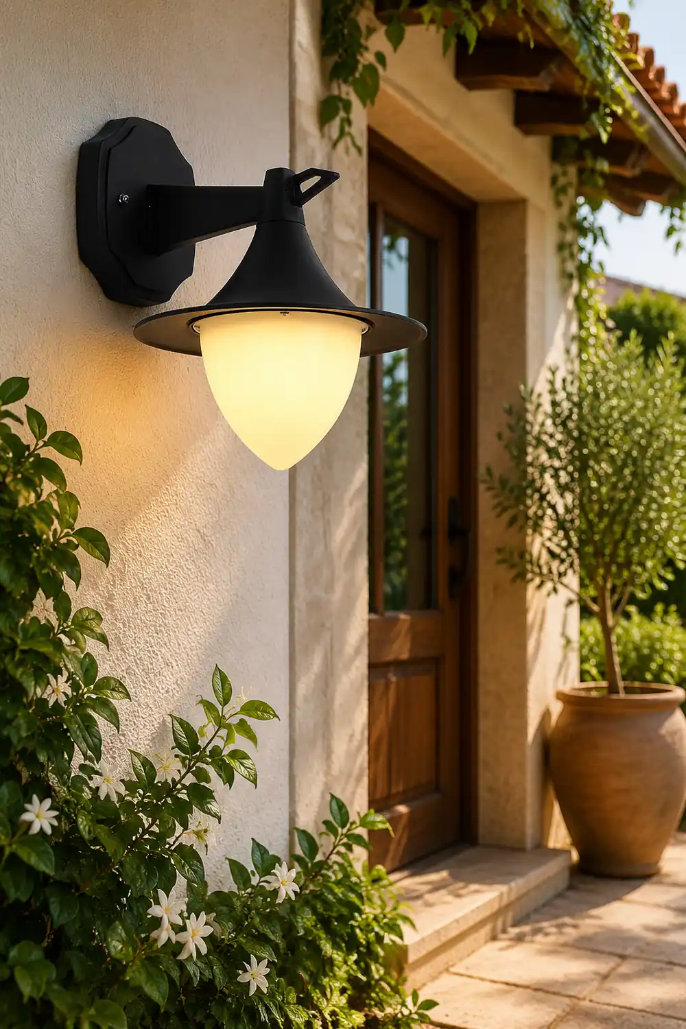 Retro Classic Outdoor Waterproof LED Wall Light for Villa Balcony Garden - Lumpaz