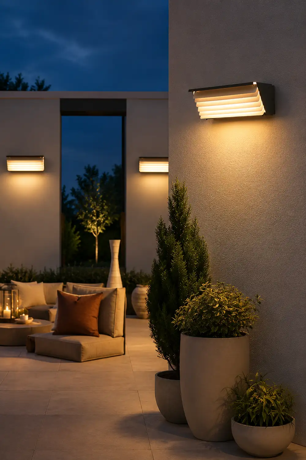 Creative Waterproof LED Modern Outdoor Wall Lamp Wall Sconce Lighting - Lumpaz