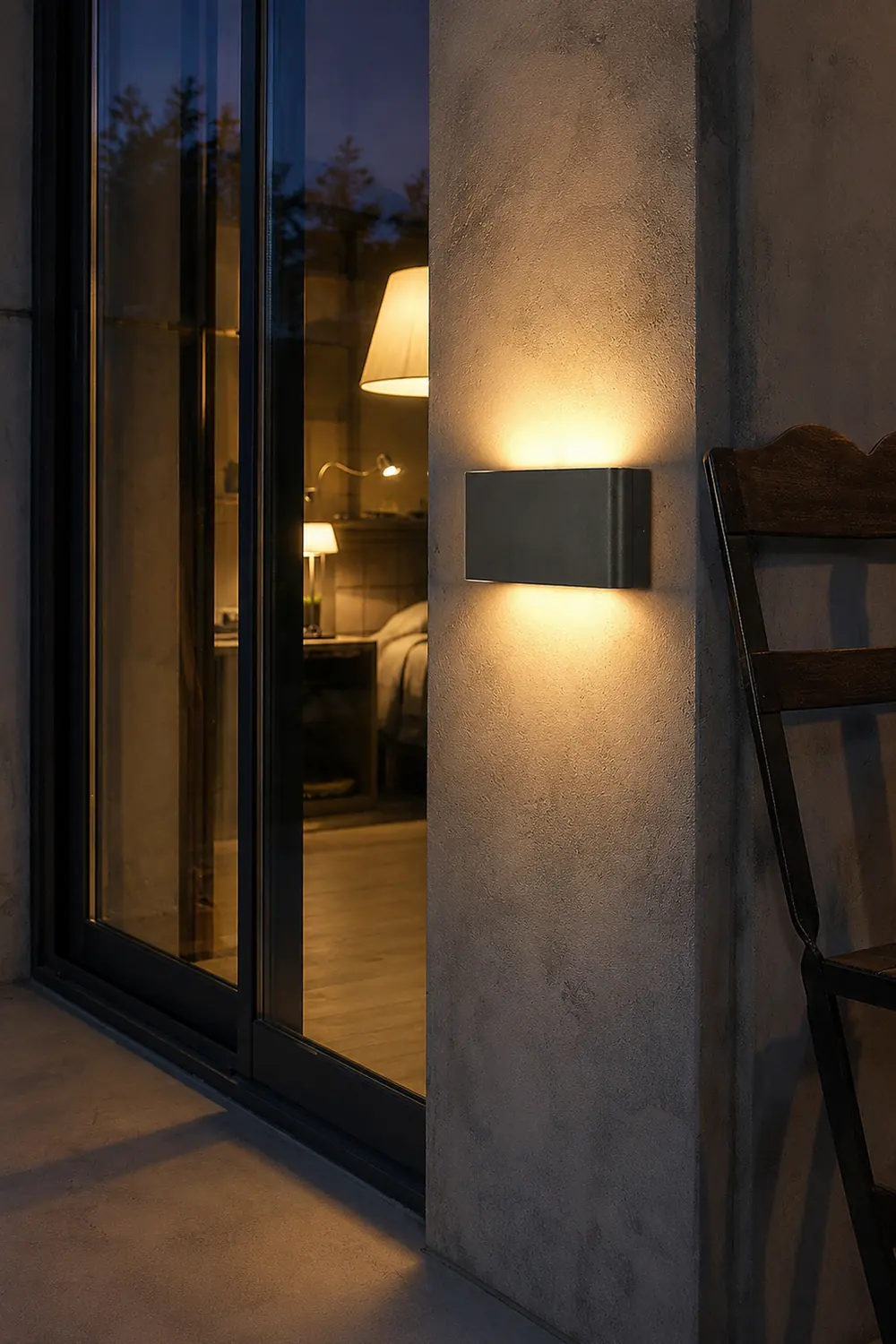 Minimalist Outdoor Waterproof LED Exterior Wall Light for Garden Balcony - Lumpaz