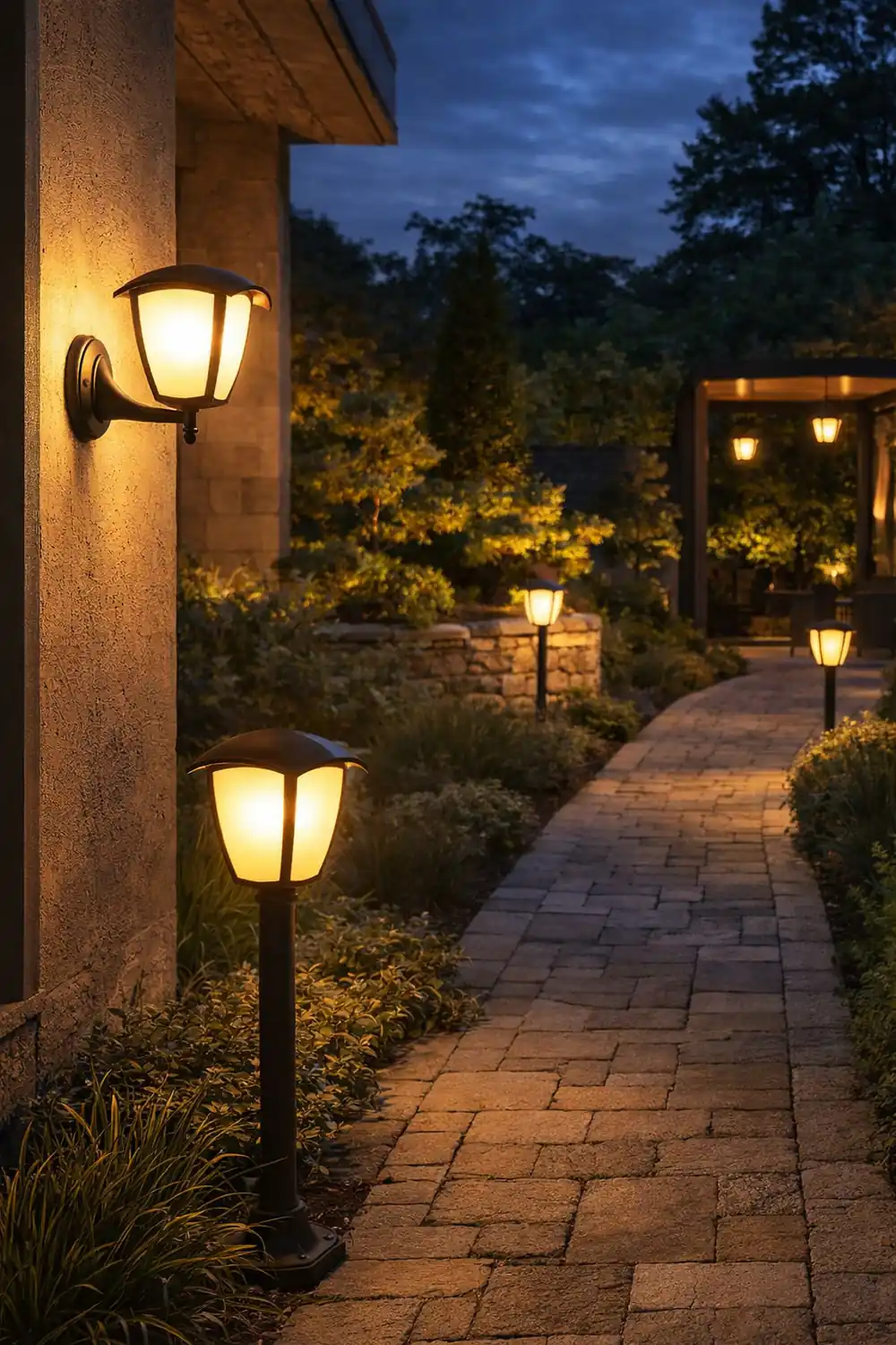 European Style Outdoor Landscape Decorative Lighting Fixtures for Villa Garden Lawn - Lumpaz