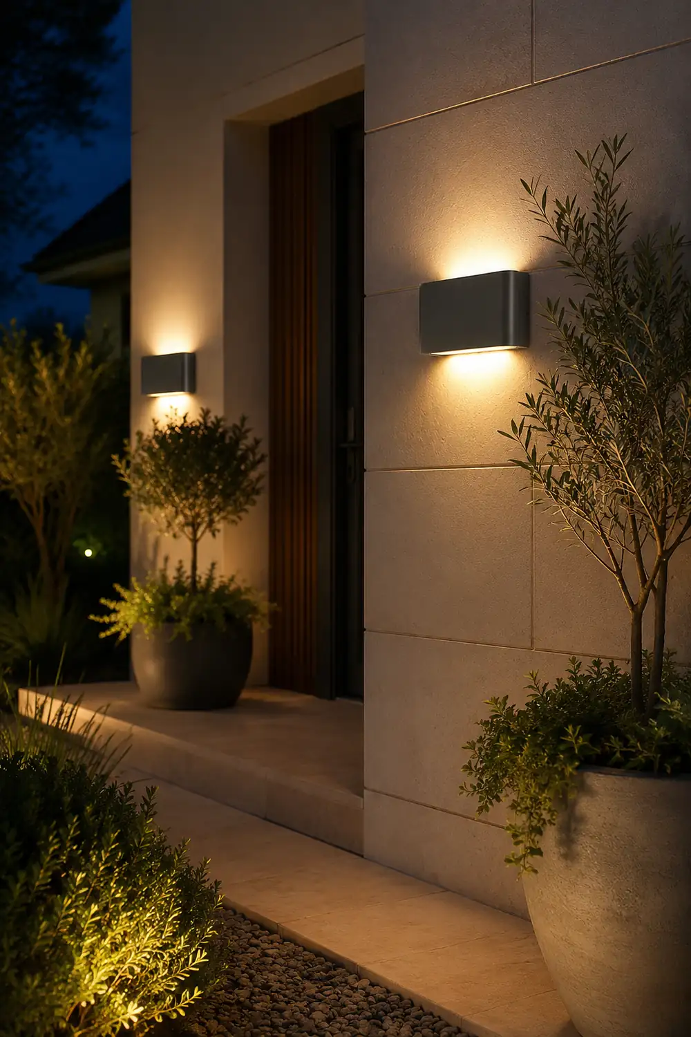 Minimalist Outdoor Waterproof LED Exterior Wall Light for Garden Balcony - Lumpaz