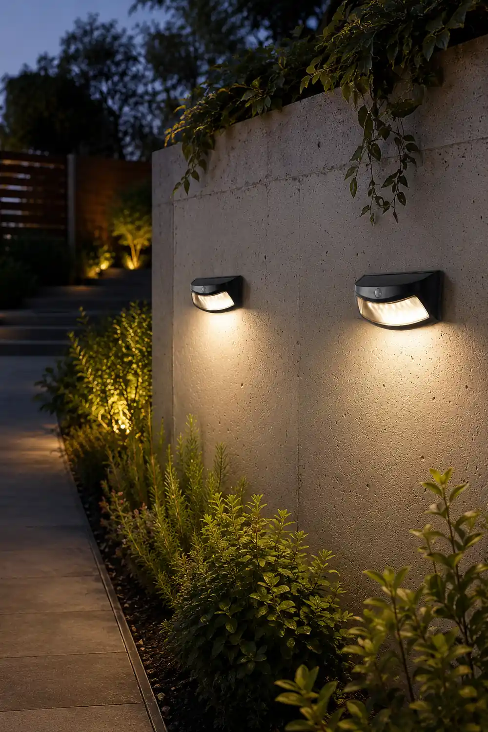 Intelligent Light Control Human Motion Sensor Solar Outdoor LED Wall Light - Lumpaz