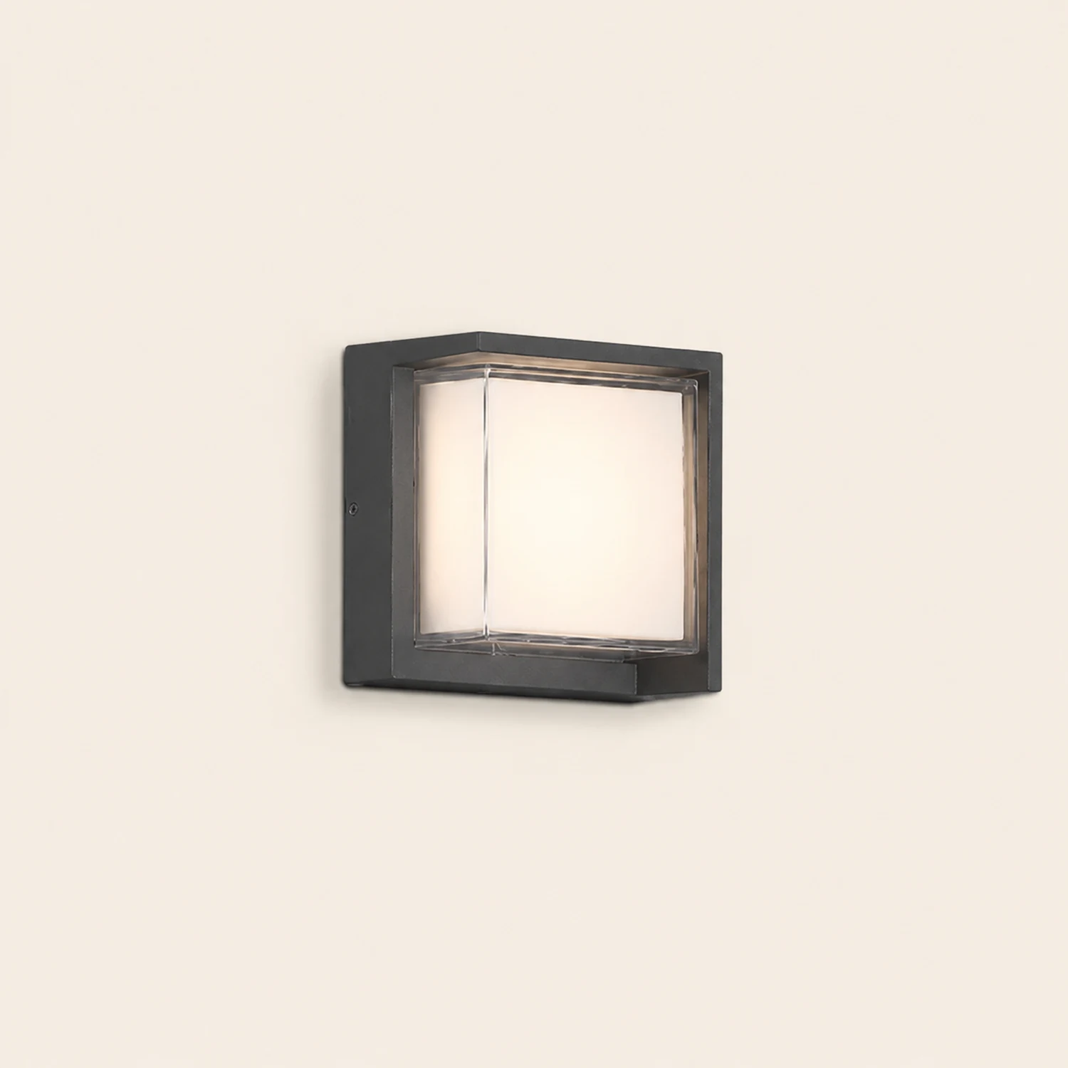 Modern Outdoor Round Square Waterproof Wall Light for Villa Garden Balcony Door Front - Lumpaz