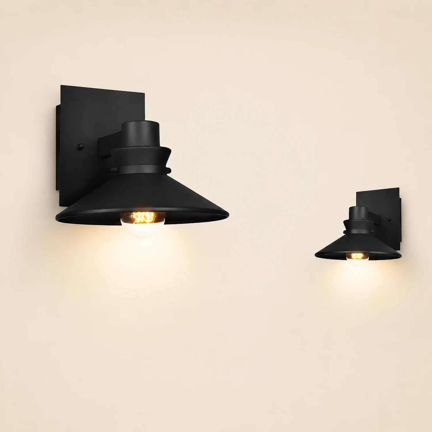 Minimalist Waterproof Black European-style Wall Lamp Exterior Lights - Lumpaz