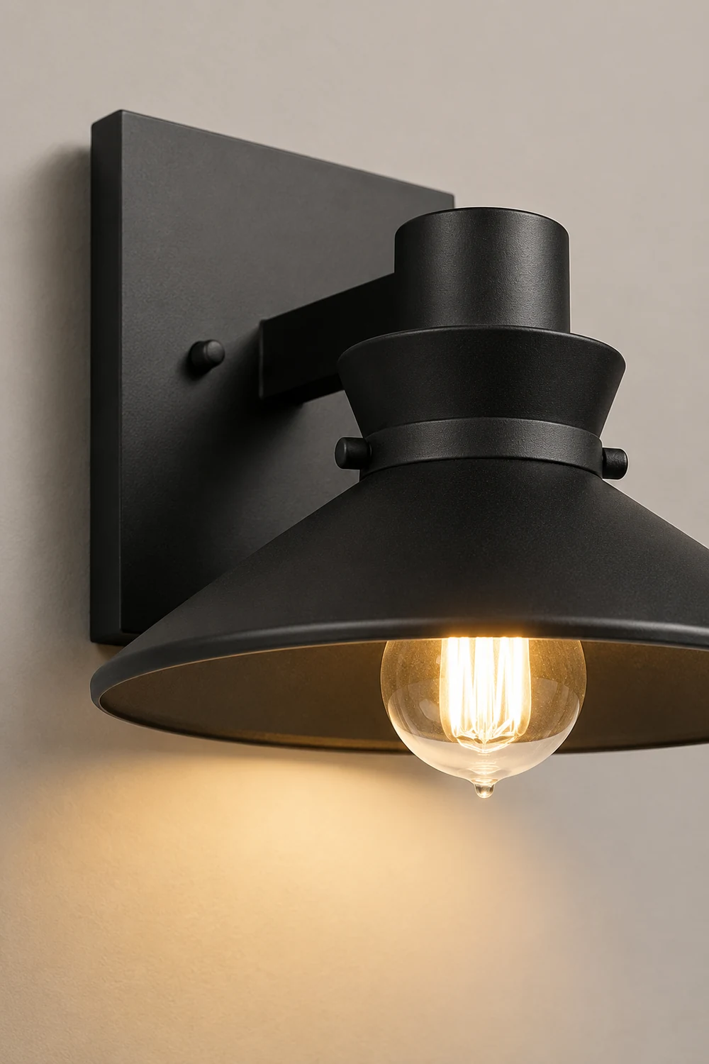 Minimalist Waterproof Black European-style Wall Lamp Exterior Lights - Lumpaz