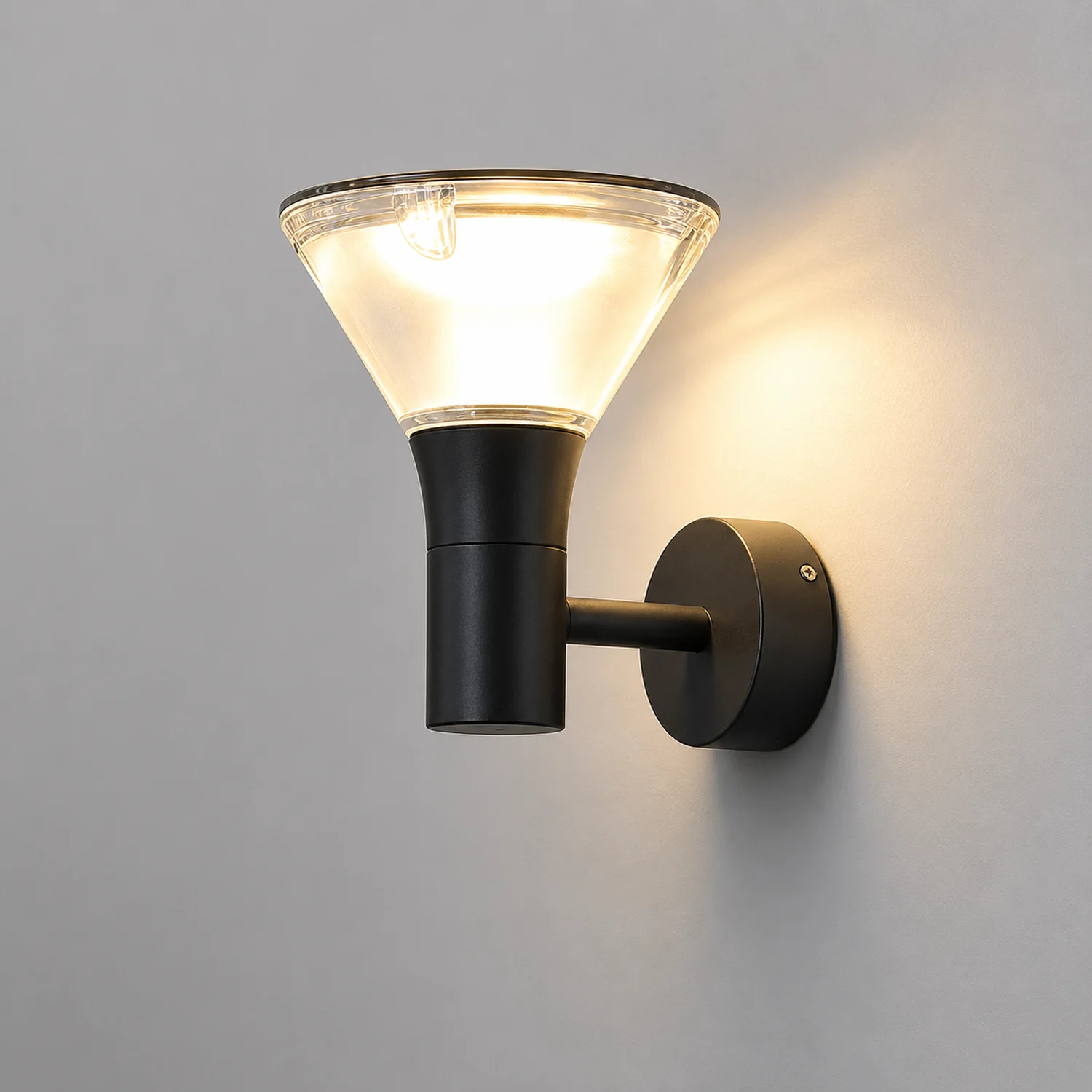 Round LED Waterproof Nordic Sconces Wall Lamp Outdoor Lights Path Lights - Lumpaz