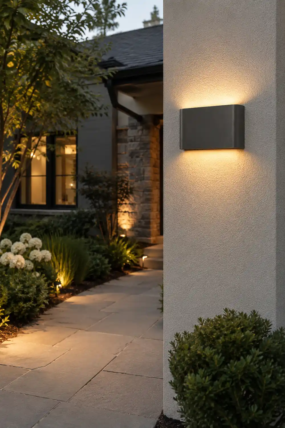 Minimalist Outdoor Waterproof LED Exterior Wall Light for Garden Balcony - Lumpaz